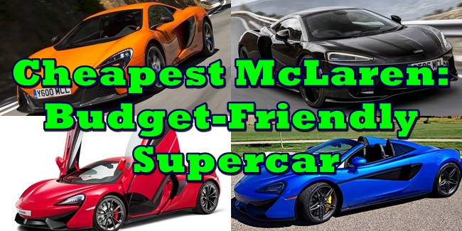 Cheapest McLaren 2